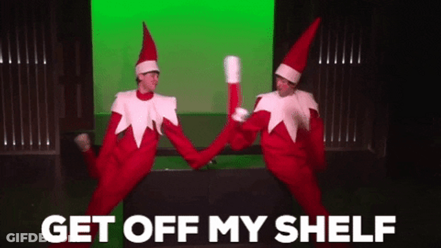 Merry Christmas Elf Funny Get Off GIF