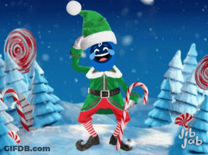 Merry Christmas Elf Happy Dance GIF