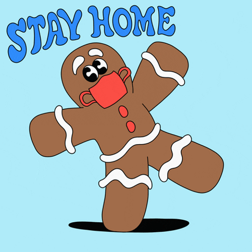 Merry Christmas Elf Happy Gingerbread GIF