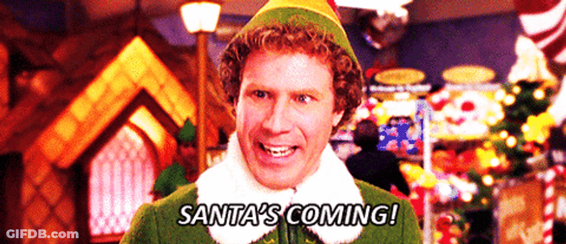 Merry Christmas Elf Will Ferrell GIF