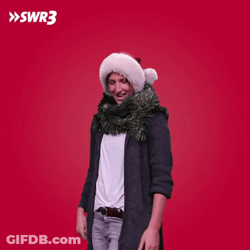 Merry Christmas Eve Hand Gestures GIF