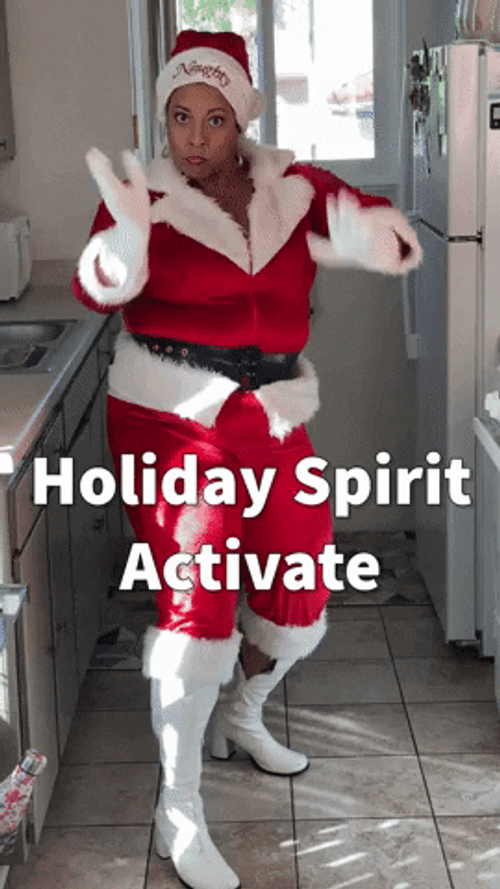 Merry Christmas Eve Holiday Spirit Activate GIF