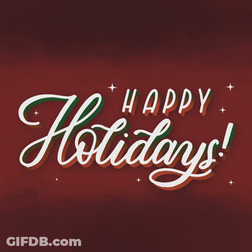 Merry Christmas Family Happy Holidays Greeting GIF