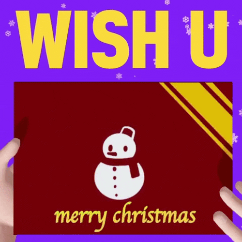 Merry Christmas Family Pop Up Card GIF
