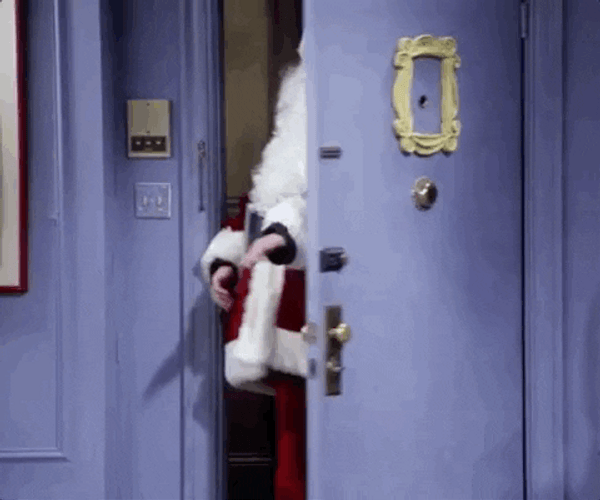 Merry Christmas Friend From Santa Claus GIF