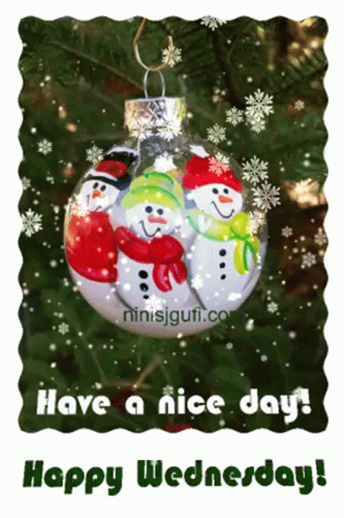 Merry Christmas Have A Happy Wednesday GIF