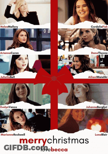 Merry Christmas Lovebacca Poster GIF