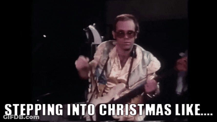 Merry Christmas Meme Rock GIF