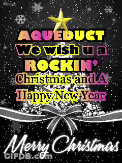 Merry Christmas Rockin Christmas Happy New Year Poster GIF