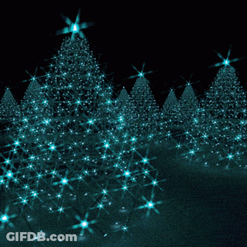 Merry Christmas Sign And Tree GIF