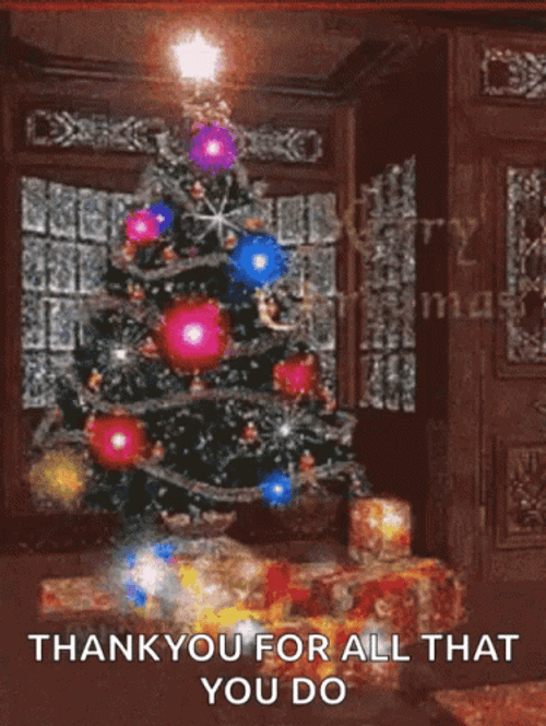 Merry Christmas Thank You For All You Do GIF