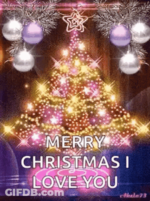 Merry Christmas Wishes Love You GIF