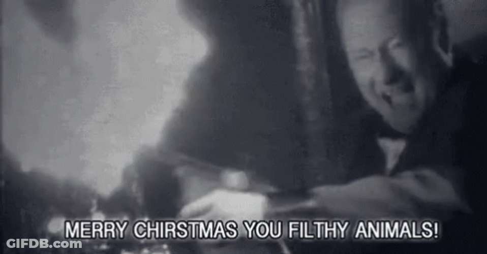 Merry Christmas Ya Filthy Animal GIF