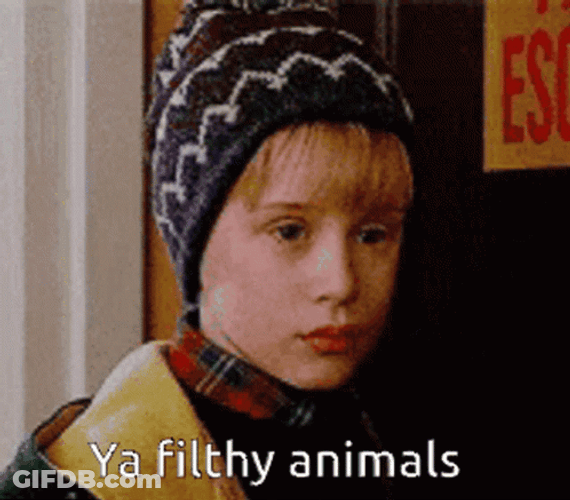 Merry Christmas Ya Filthy Animal GIF