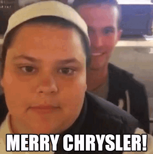 Merry Chrysler Original Meme Girl GIF