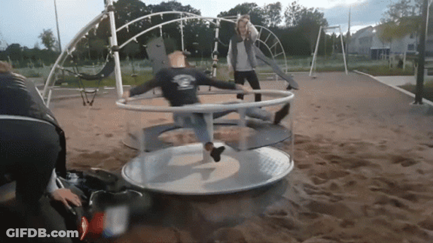 Merry Go Round Gone Wrong GIF