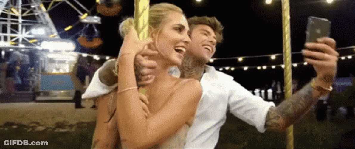 Merry Go Round Selfie GIF