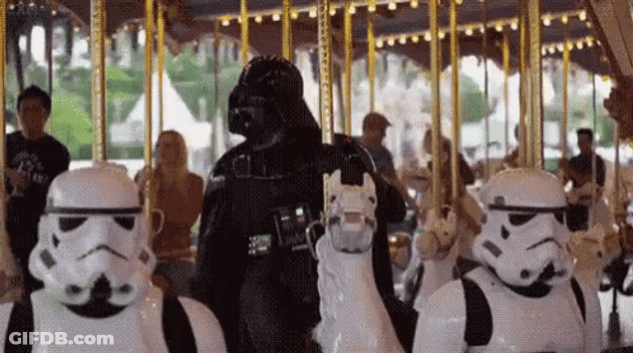 Merry Go Round Star Wars GIF