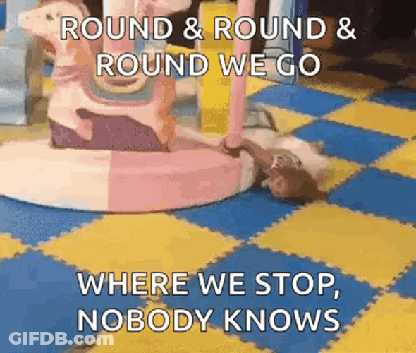 Merry Go Round We Go GIF