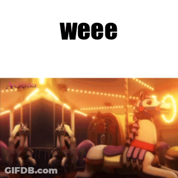 Merry Go Round Weee Sign GIF