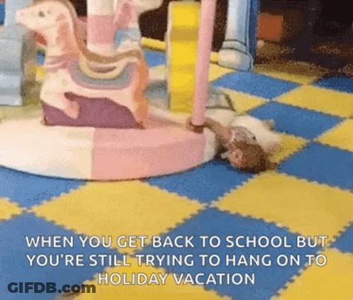 Merry Go Round When You Get Back To School GIF