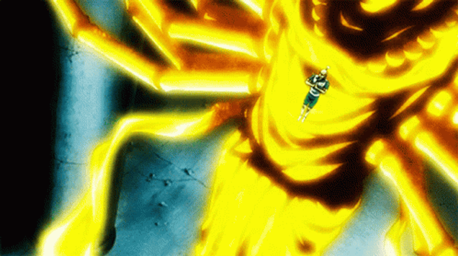 Meruem And Chairman Netero Fight Scene GIF