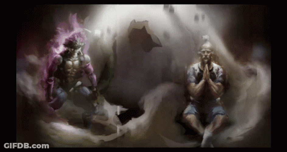 Meruem And Netero Art GIF