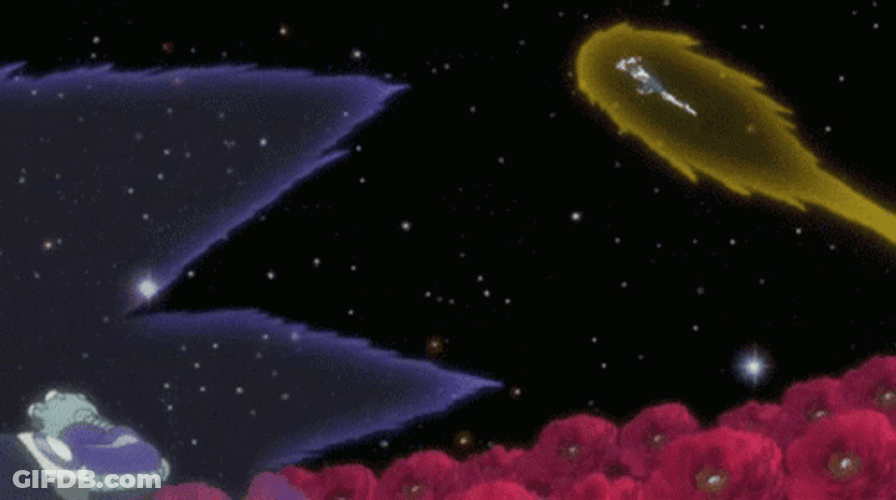 Meruem And Netero Fighting Outer Space GIF