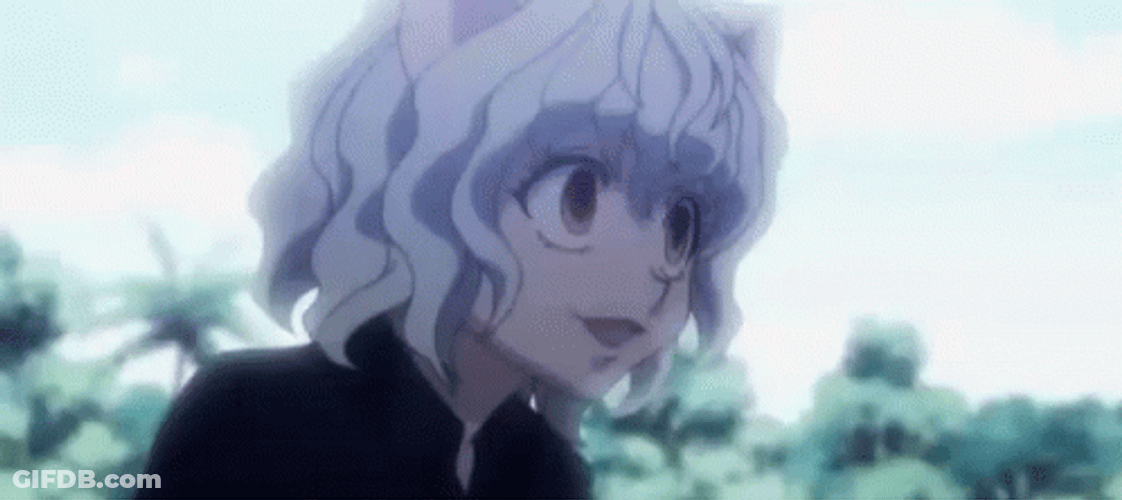 Meruem Hitting Neferpitou GIF