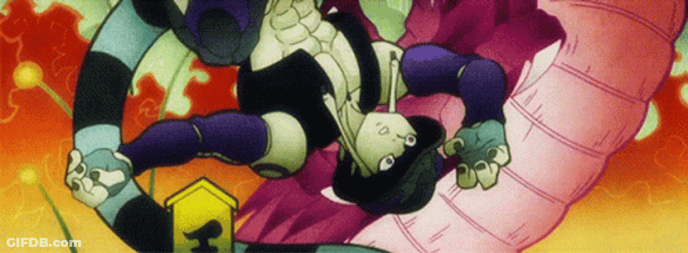Meruem Upside Down GIF