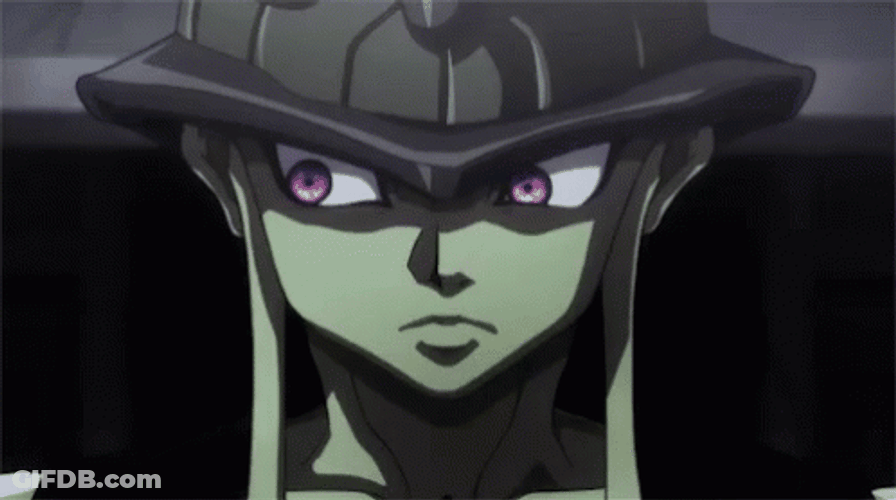Meruem Walking Side Eye GIF