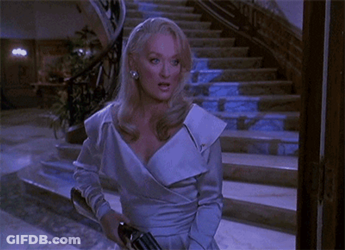 Meryl Streep Cocking The Gun GIF