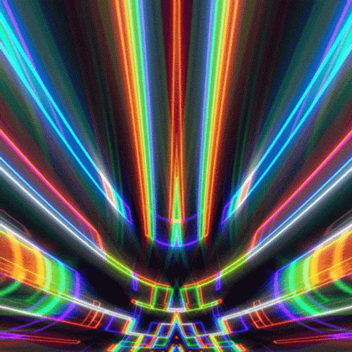 Mesmerizing Colorful Optical Illusion GIF