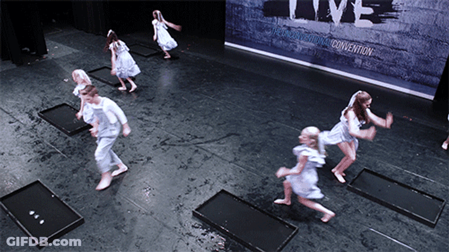 Mesmerizing Water Dance Moms GIF