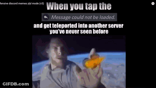 Message Could Not Be Loaded Teleported To Unknown Server GIF