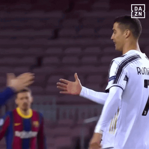 Messi And Ronaldo Quick Hug GIF