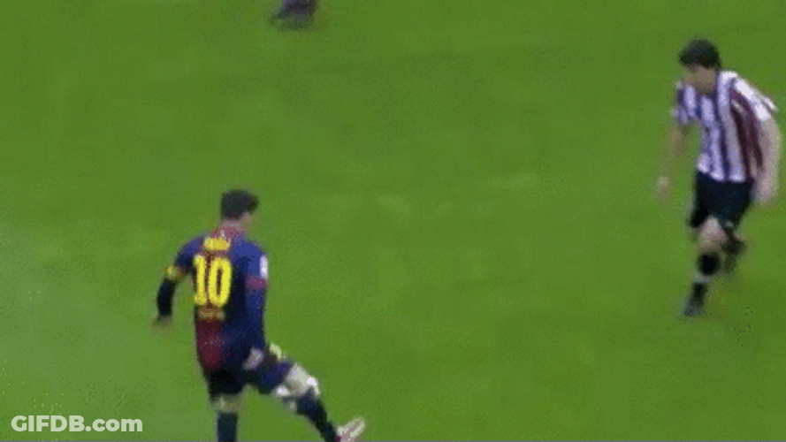Messi Exceptional Soccer Skills GIF