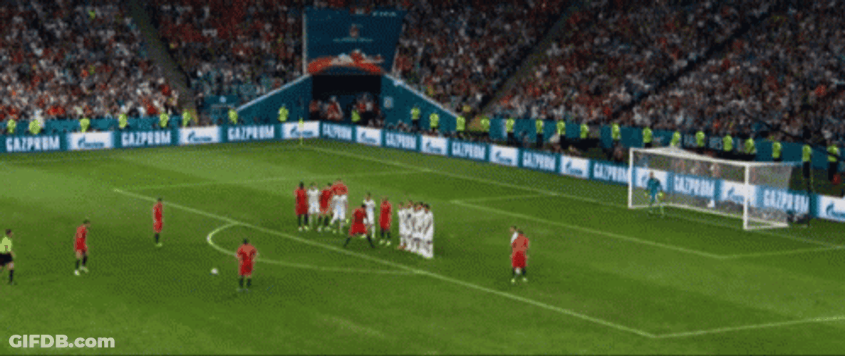 Messi Free Kick FIFA World Cup GIF