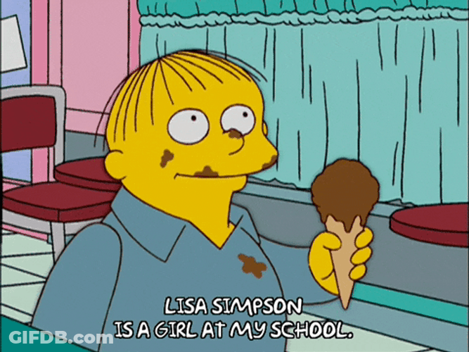 Messy Eating Ralph Wiggum The Simpsons GIF