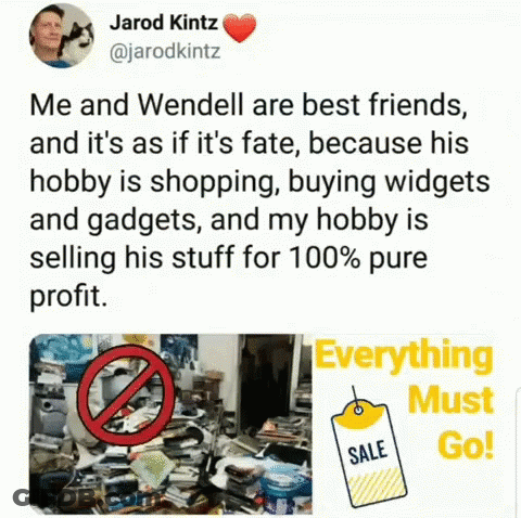 Messy Room And Jarod Kitz Tweet GIF