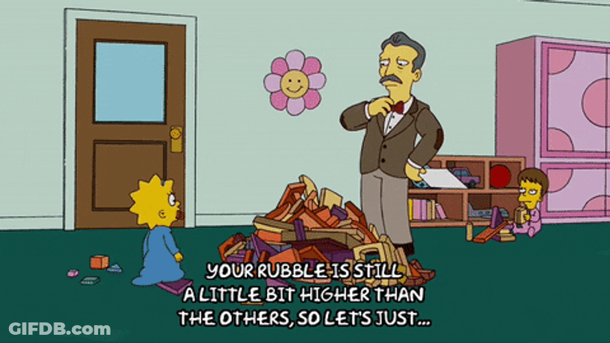 Messy The Simpsons Maggie And Hollis Hurlbut GIF
