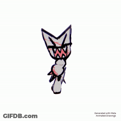 Meta Animated Monster Drawing GIF