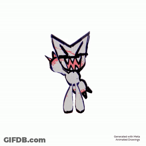 Meta Animated Monster Drawing GIF