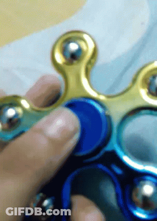 Metal Fidget Spinner GIF