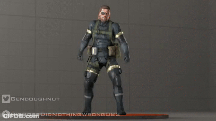 Metal Gear Hand Rocket Funny GIF