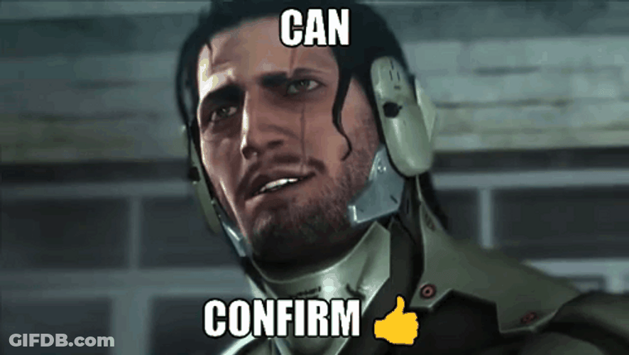 Metal Gear Jetstream Sam Can Confirm GIF