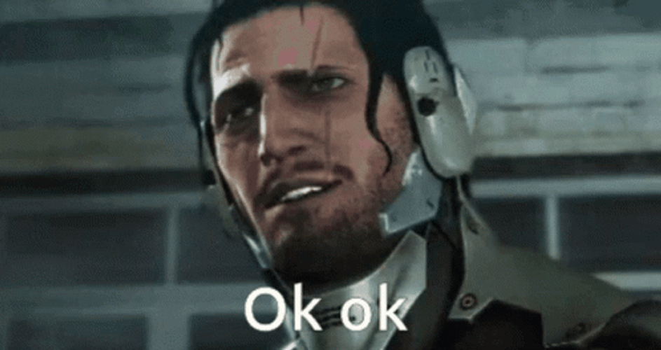 Metal Gear Jetstream Sam Ok Ok GIF