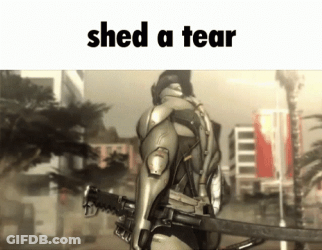 Metal Gear Jetstream Sam Shed Tear GIF
