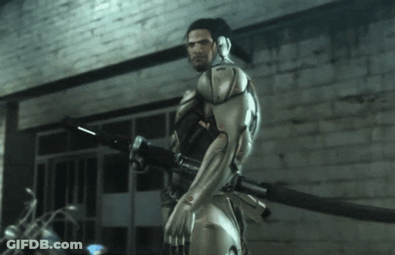 Metal Gear Jetstream Sam Walking Away GIF