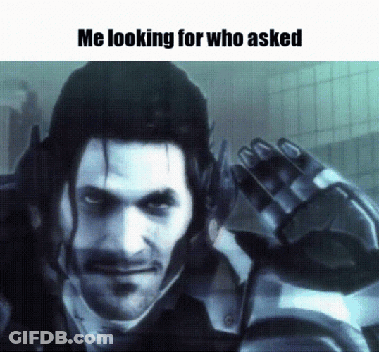 Metal Gear Jetstream Sam Who Asked GIF